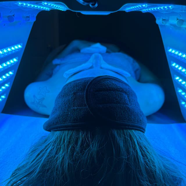 LED light therapy at Soul Oasis Beauty in Columbia Station, OH